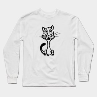 Surprised Kitty Long Sleeve T-Shirt